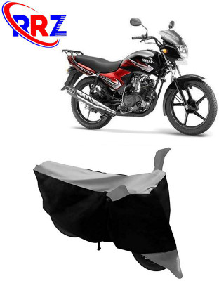 RRZ Waterproof Two Wheeler Cover for Yamaha(YBR 110, Black, Grey)