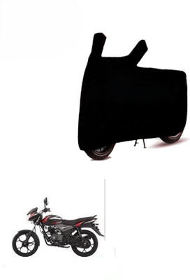 DeepShakshi AUTOMOTIVE Two Wheeler Cover for Bajaj(Discover 110, Black)