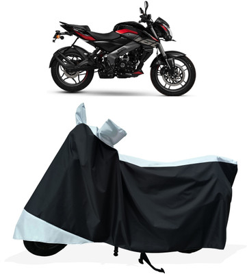 Tricway Two Wheeler Cover for Bajaj(Pulsar NS 160, White)