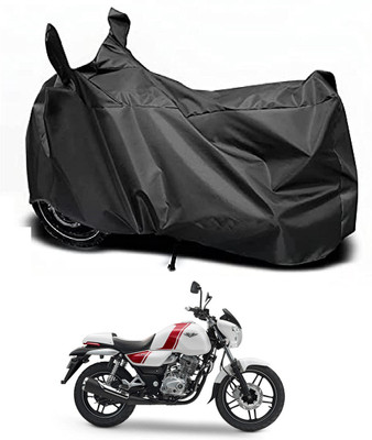 Auto Hub Waterproof Two Wheeler Cover for Bajaj(V 150, Black)