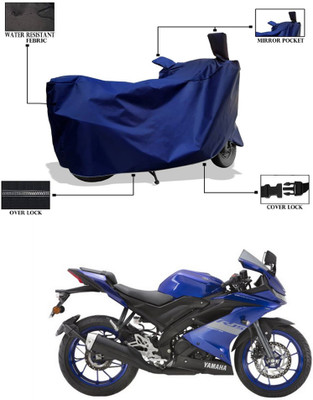 CODOKI Waterproof Two Wheeler Cover for Yamaha(YZF R15 V3 BS6, Blue)