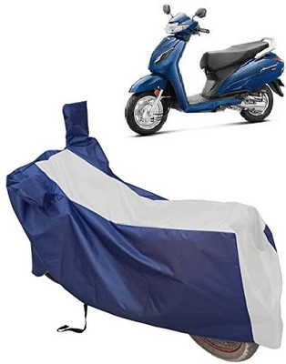 Fastak Two Wheeler Cover for Honda(Activa 6G, White)