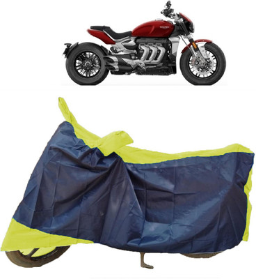 AutoFave Two Wheeler Cover for Triumph(Rocket III, Multicolor)
