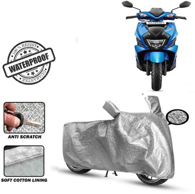 Autoinnovation Waterproof Two Wheeler Cover for Suzuki(Avenis 125, Silver)