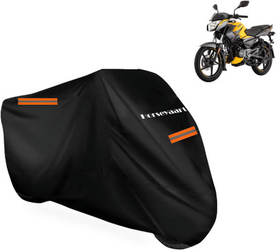 Horseyaart Waterproof Two Wheeler Cover for Bajaj(Pulsar 125, Black)