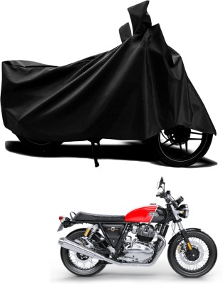 KEDIT Two Wheeler Cover for Royal Enfield(Continental GT, Black)