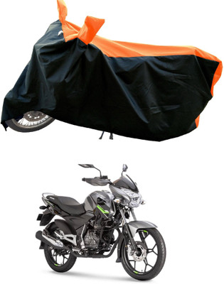 DeepShakshi AUTOMOTIVE Waterproof Two Wheeler Cover for Bajaj(Discover 125 DTS-i, Orange)