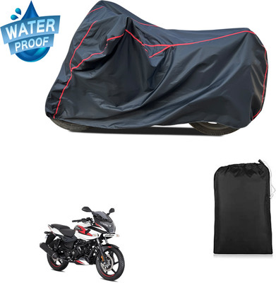 PAGORA Waterproof Two Wheeler Cover for Bajaj(Pulsar 220F, Black)