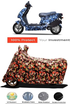 Amexride Two Wheeler Cover for Hero Electric(Electric AXLHE-20 BS6, Multicolor)