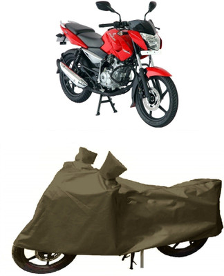 Varnwal E Commerce Waterproof Two Wheeler Cover for Bajaj(Pulsar 150 DTS-i, Beige)