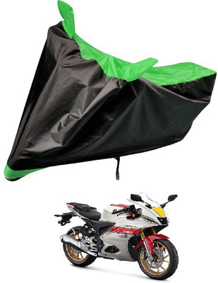 Auto Hub Two Wheeler Cover for Yamaha(R15, Green)