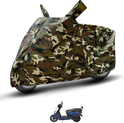 MOCKHE Waterproof Two Wheeler Cover for Ather(Brown)