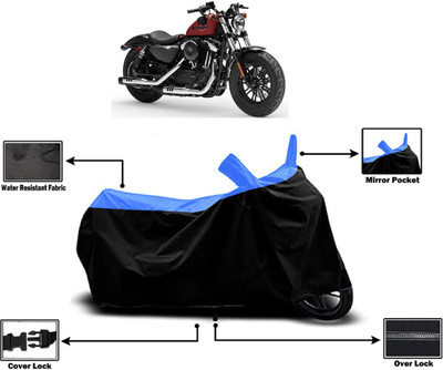 Amexride Two Wheeler Cover for Harley Davidson(Forty Eight, Multicolor)