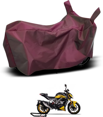 PAGORA Waterproof Two Wheeler Cover for TVS(Apache RTR 310, Maroon)