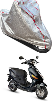 PAGORA Waterproof Two Wheeler Cover for Hero(Electric Cruz BS6, Silver)