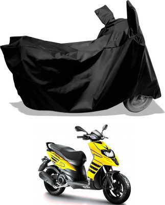 Amexride Two Wheeler Cover for Aprilia(Storm 125, Black)