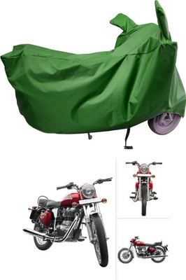 Amexride Two Wheeler Cover for Royal Enfield(Twin spark, Maroon)