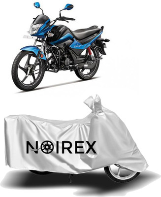 NOIREX Two Wheeler Cover for Hero(Splendor I Smart, Silver)