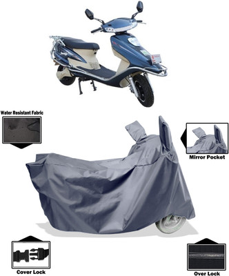 Amexride Two Wheeler Cover for Tunwal(Sport 63 60V, Grey)