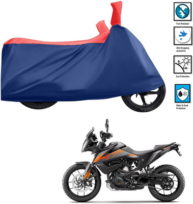 CODOKI Waterproof Two Wheeler Cover for KTM(390 Adventure BS6, Red)