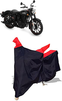 Amexride Two Wheeler Cover for Royal Enfield(Classic Stealth Black, Black)