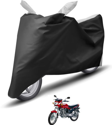 Caronix Waterproof Two Wheeler Cover for Hero(Ambition, Silver)