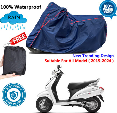 AutoGalaxy Waterproof Two Wheeler Cover for Honda(Activa 3G, Blue, Red)