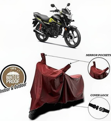 smwzxyu Waterproof Two Wheeler Cover for Honda(SP125, Maroon)