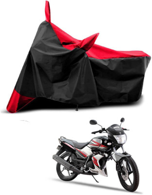 AASHTIK MART Two Wheeler Cover for Yamaha(SS, Red, Black)