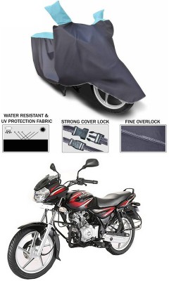 RWT Two Wheeler Cover for Bajaj(Discover 125 DTS-i, Blue, Grey)