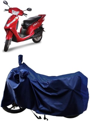 MMSSTAR Waterproof Two Wheeler Cover for Lohia(Oma Star, Blue)