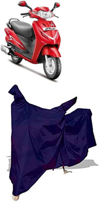 Amexride Two Wheeler Cover for Hero(Duet LX 110CC BS6, Blue)