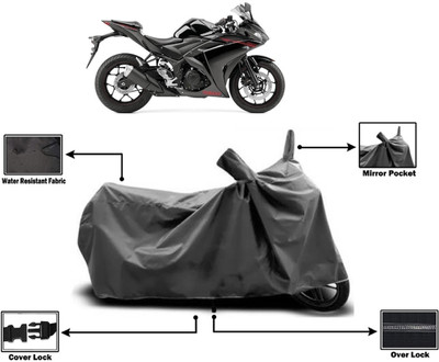 Amexride Two Wheeler Cover for Yamaha(YZF R25, Grey)