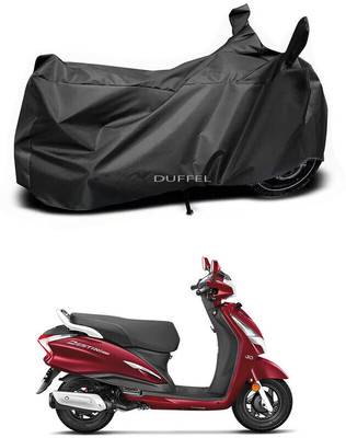 SK AUTO Two Wheeler Cover for Hero(Destini 125, Black)