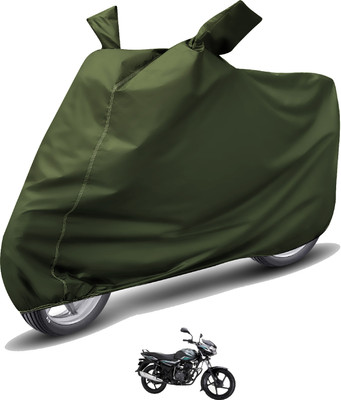MOCKHE Waterproof Two Wheeler Cover for Bajaj(Discover 100 DTS-i, Green)