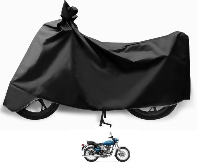 Euro Care Waterproof Two Wheeler Cover for Royal Enfield(Electra, Black)