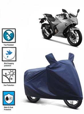 DeepShakshi AUTOMOTIVE Two Wheeler Cover for Suzuki(Gixxer SF 250, Blue)