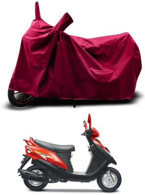 KEDIT Two Wheeler Cover for Mahindra(Flyte, Maroon)