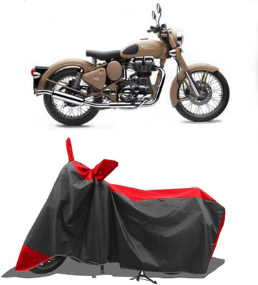 SPECTUS Two Wheeler Cover for Royal Enfield(500, Red)