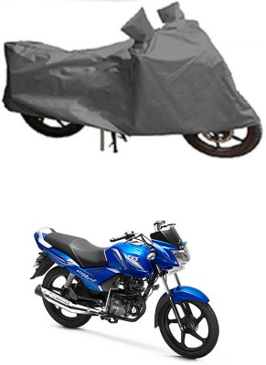 Mdstar Waterproof Two Wheeler Cover for TVS(Star City, Grey)