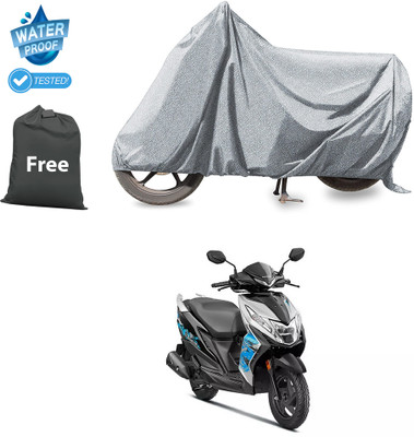 CODOKI Waterproof Two Wheeler Cover for Honda(Dio, Silver)