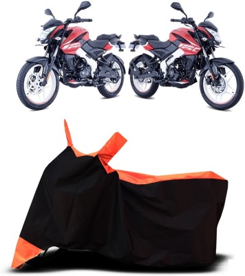 VESMEI Two Wheeler Cover for Bajaj(Pulsar NS125, Orange)