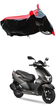 VESMEI Two Wheeler Cover for TVS(Ntorq 125, Red)