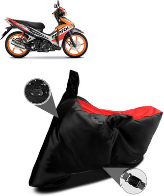 CODOKI Waterproof Two Wheeler Cover for Honda(Blade 125, Red)