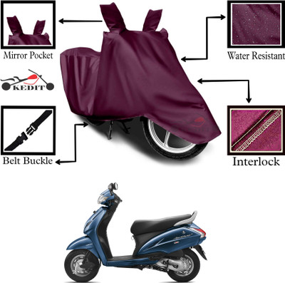 AASHTIK MART Two Wheeler Cover for Honda(Activa 4G, Maroon)