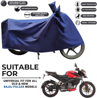 MADAFIYA Two Wheeler Cover for Bajaj(Pulsar 180NS, Blue)