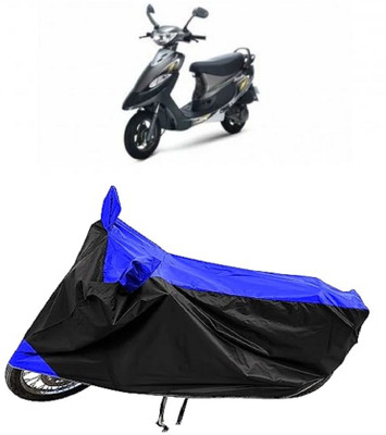 Mdstar Waterproof Two Wheeler Cover for TVS(Pep Plus BS6, Blue)