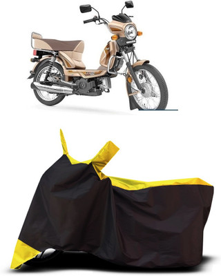 VESMEI Two Wheeler Cover for TVS(XL 100 Heavy Duty, Yellow)