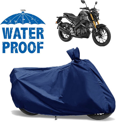 AutoGalaxy Waterproof Two Wheeler Cover for Yamaha(MT 15 New, Blue)