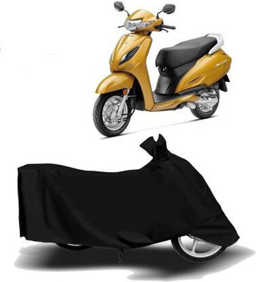 DeepShakshi AUTOMOTIVE Waterproof Two Wheeler Cover for Honda(Activa 6G, Black)